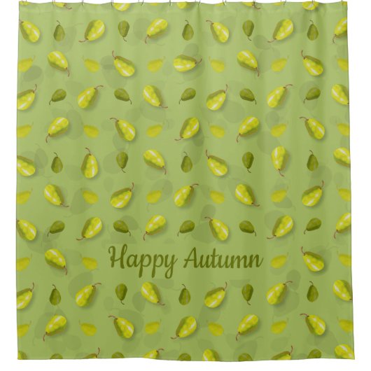 Birnenduschvorhang Duschvorhang (Vorderseite)