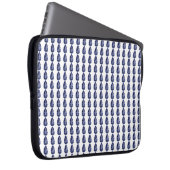 Birnenförmig Sapphire Blue Laptopschutzhülle (Vorne Rechts)