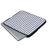 Birnenförmig Sapphire Blue Laptopschutzhülle (Vorne Knopf)