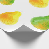Birnenfrüchte nahtlos geschenkpapier (Ecke)