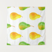 Birnenfrüchte nahtlos wandteppich (Vorderseite (Horizontal))