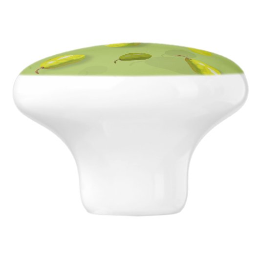 Birnenknöpfe Keramikknauf (Seitenansicht)