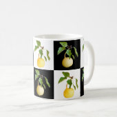 Birnenmuster Kaffeetasse (VorderseiteRechts)