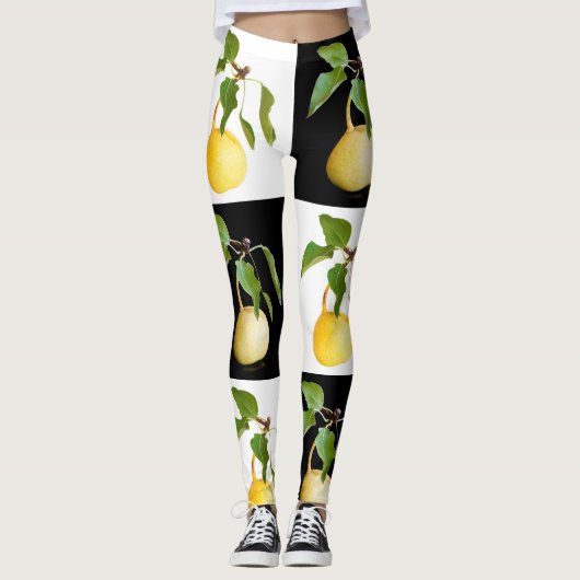 Birnenmuster Leggings (Vorderseite)