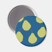 Birnenschiff und grün magnet (Vorderseite/Rückseite)