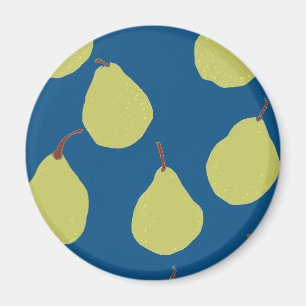 Birnenschiff und grün magnet