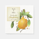 Birnensteife Serviette (Vorderseite)