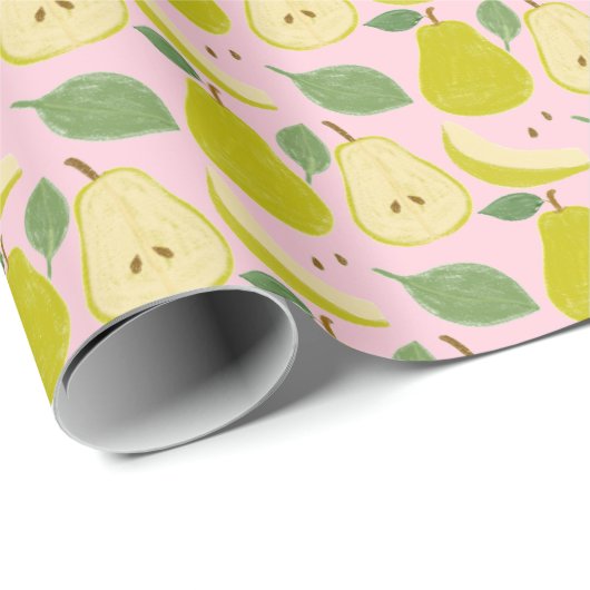 Birnenzulage Geschenkpapier (Rolleneckpunkt)