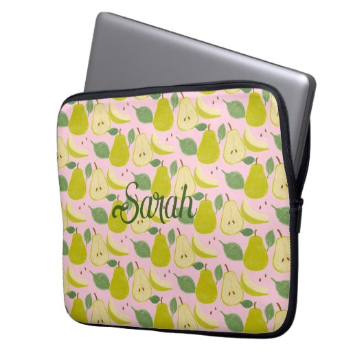 Birnenzulage Laptopschutzhülle (Vorderseite Links)