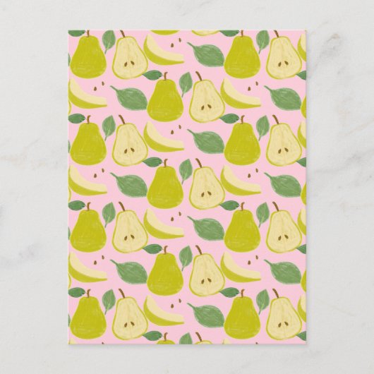 Birnenzulage Postkarte (Vorderseite)
