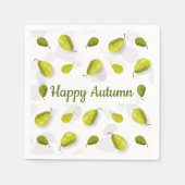 Birnpapier Napkins Serviette (Vorderseite)