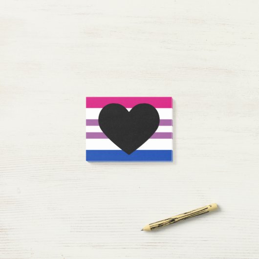 Biromantic Alternate Pride Flag  Post-it Klebezettel (Auf Schreibtisch)