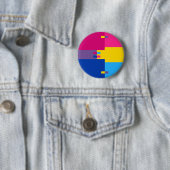 Biromantic Pansexual Button (Beispiel)