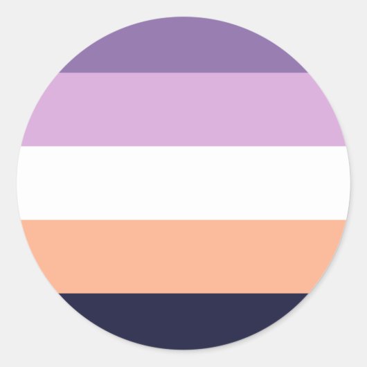 Biromantic Pride Flag Runder Aufkleber (Vorderseite)