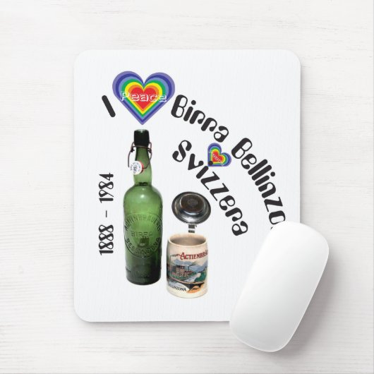 Birra Bellinzona Mousepad (Mit Mouse)