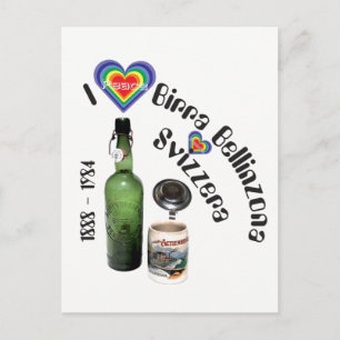 Birra Bellinzona Svizzera Postkarte