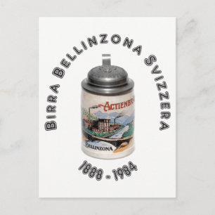 Birra Bellinzona Svizzera Postkarte