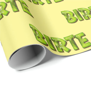 Birte Kiwi Fruit Geschenk papier Geschenkpapier