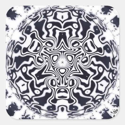 Birth (BHB) Quadratischer Aufkleber (Vorderseite)