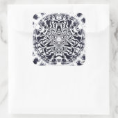 Birth (BHB) Quadratischer Aufkleber (Tasche)