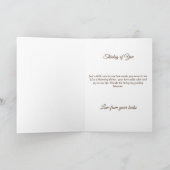 Birth Blume Hawthorn Rosa Denken Sie an Sie Karte (Innenseite)