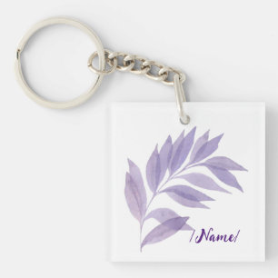 Birth Blume Lilac Filiale Schlüsselanhänger