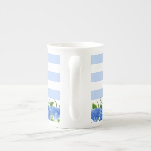 Birth Blume-n-Gem Stripe Tasse September Knochen C (Rückseite)