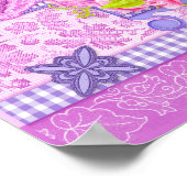 Birth Blume und Gem April Birdcage Poster (Ecke)