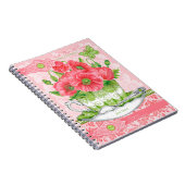 Birth Blume und Gem August Lace Notizblock (Rechte Seite)