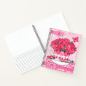 Birth Blume und Gem January Lace Lrge Notizblock (Innenseite)