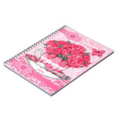 Birth Blume und Gem January Lace Notizblock (Linke Seite)