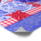 Birth Blume und Gem July Birdcage Poster (Ecke)