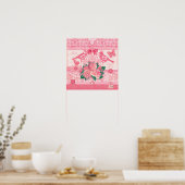 Birth Blume und Gem June Birdcage Poster (Küche)
