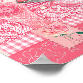 Birth Blume und Gem June Teacup Poster (Ecke)