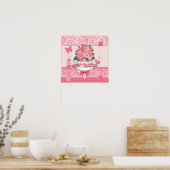 Birth Blume und Gem June Teacup Poster (Küche)
