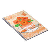 Birth Blume und Gem October Lace Notizblock (Rechte Seite)