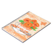 Birth Blume und Gem October Lace Notizblock (Linke Seite)