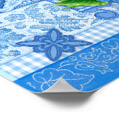 Birth Blume und Gem September Birdcage Poster (Ecke)