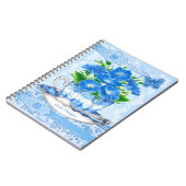 Birth Blume und Gem September Lace Notizblock (Linke Seite)