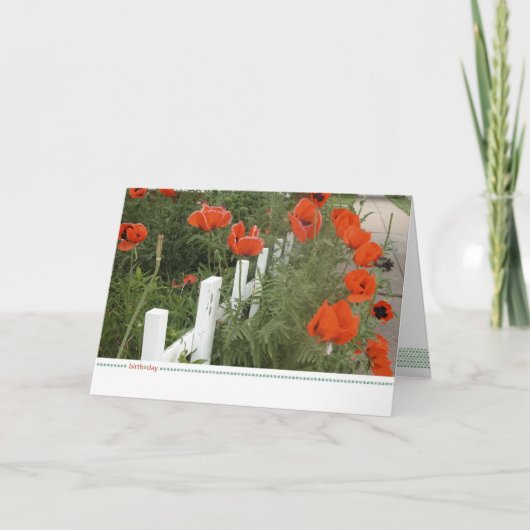 birth*day karte (Vorderseite)