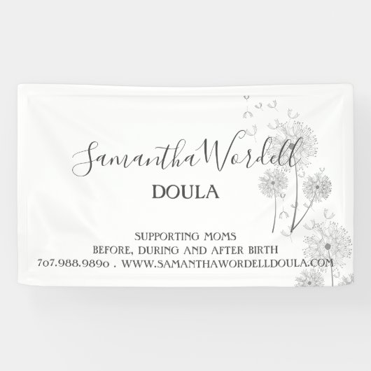 Birth Doula Midfrau Kindergeburtskutschin Banner (Horizontal)