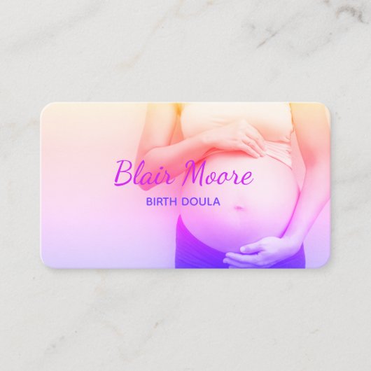 Birth Doula Visitenkarte (Vorderseite)