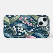 Birth Flower Botanical Design iPhone 15 Hülle (Rückseite (Horizontal))