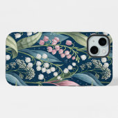 Birth Flower Botanical Design iPhone Hülle (Rückseite (Horizontal))