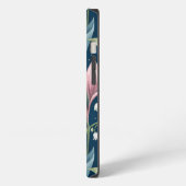 Birth Flower Botanical Design iPhone Hülle (Linke Seite)