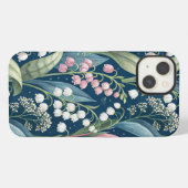Birth Flower Botanical Design iPhone Hülle (Rückseite (Horizontal))