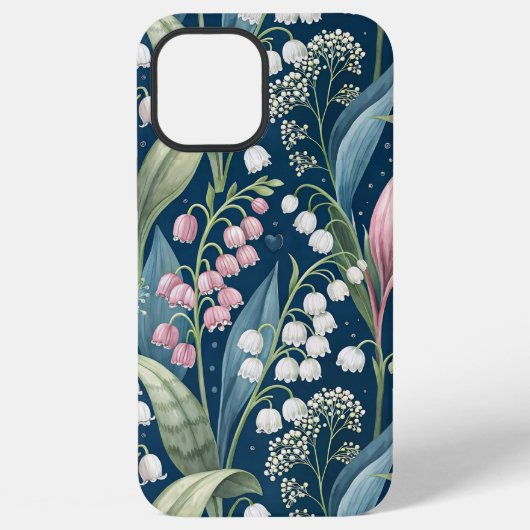 Birth Flower Botanical Design iPhone Hülle (Rückseite)