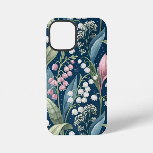 Birth Flower Botanical Design iPhone Hülle (Rückseite)