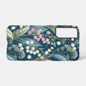 Birth Flower Botanical Design Samsung Galaxy Hülle (Rückseite (Horizontal))