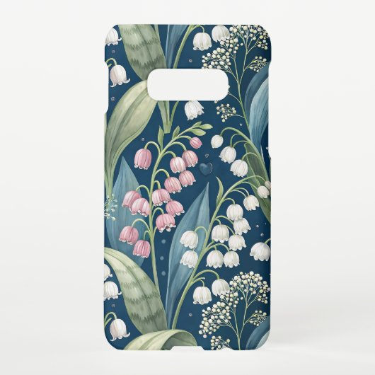 Birth Flower Botanical Design Samsung Galaxy Hülle (Rückseite)